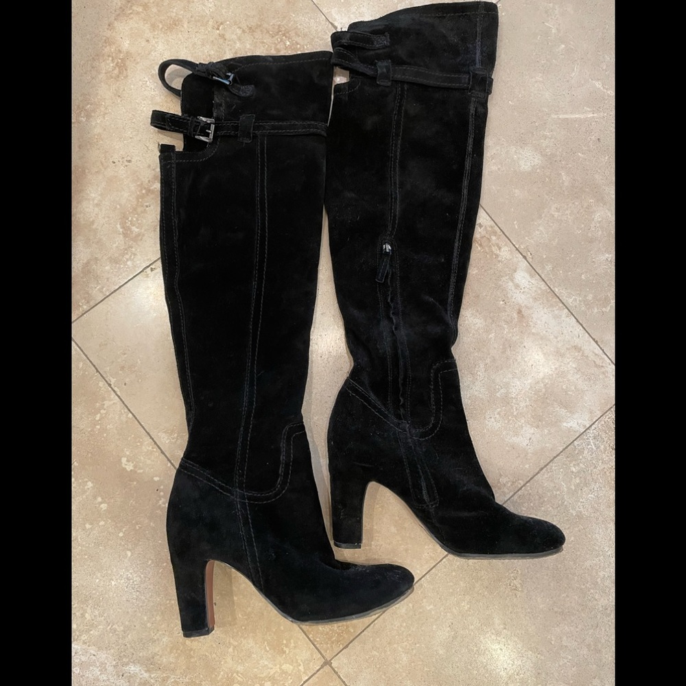 Sam Edelman over the knee suede boots